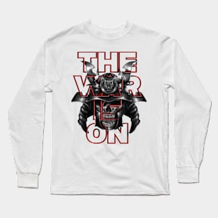 Asian war skull Long Sleeve T-Shirt